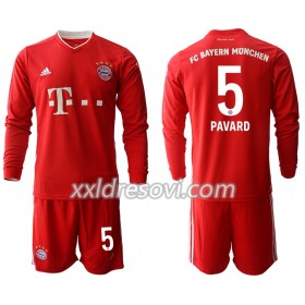 FC Bayern München Benjamin Pavard 5 Domaći Dječji Komplet Dresovi za Nogomet 2020-2021 Dugim Rukavima (+ kratke hlače)